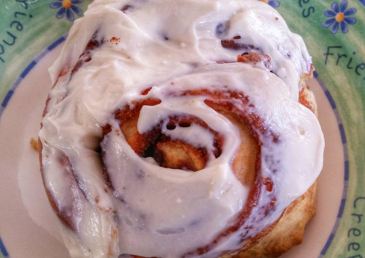 Step-by-Step Guide to Prepare Award-winning Cinnamon rolls with cheese topping