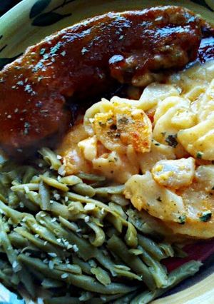 A picture of "Souper" Skillet Pork Chops.