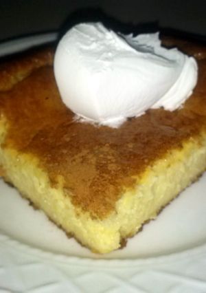 A picture of Corn Custard -Torta de Elote/ Milho.