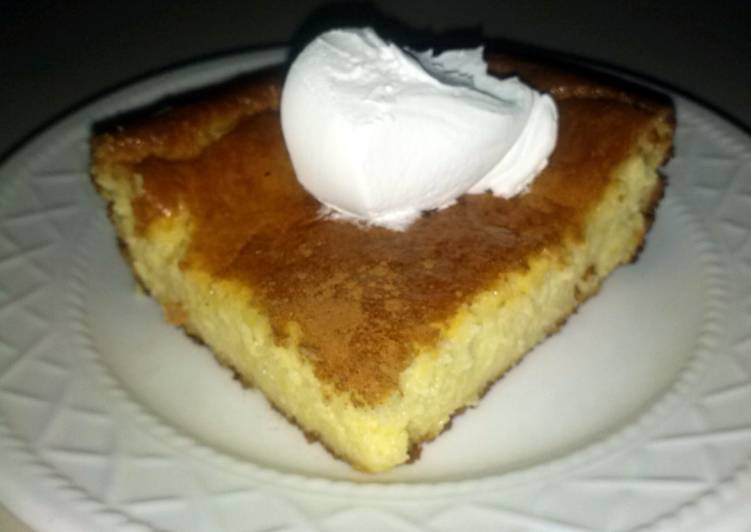 Recipe of Super Quick Homemade Corn Custard -Torta de Elote/ Milho