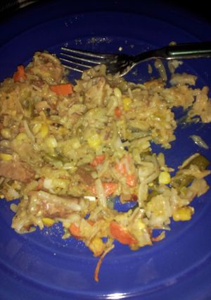 A picture of Hash brown casserole.