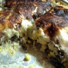 A picture of my moms shepards pie.