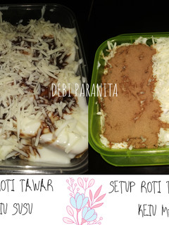 Foto resep Setup roti tawar keju milo