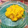 Risotto de manzana y bacon