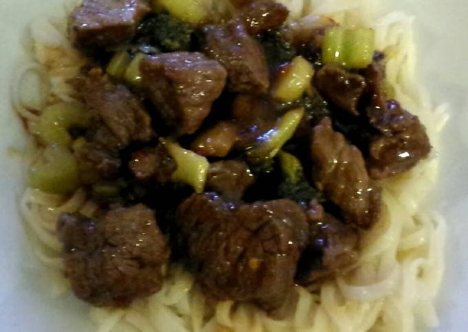 Recipe of Speedy Hunan Beef and Noodles