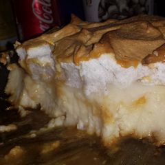 A picture of Portuguese Christmas Flan.