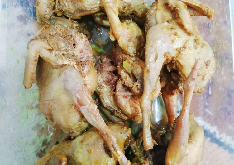 Resep Ayam Puyuh Ungkep Paket Komplit Anti Gagal