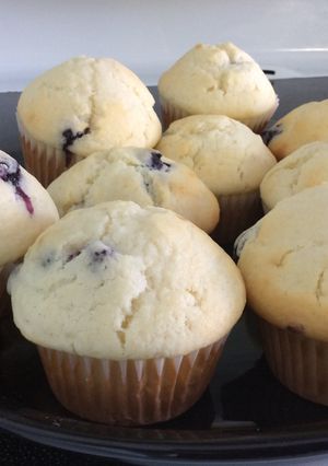 A picture of Blueberries Muffins.