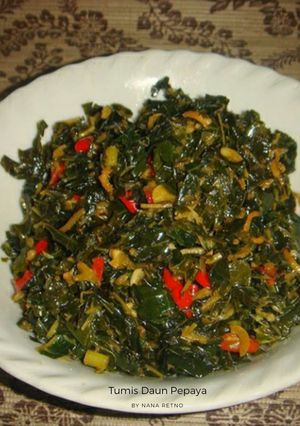 Foto resep Tumis Daun Pepaya