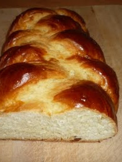 A picture of Sweet braided bread.
