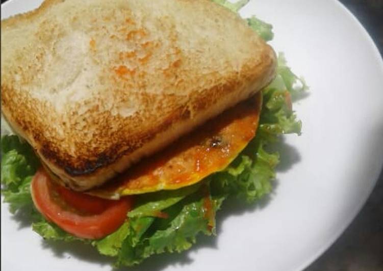 Proses Menyiapkan 38. Simple Sandwich Anti Gagal