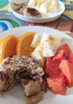 Foto resep Pancake oatmeal pisang rendah kalori