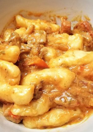 Foto principal de Ñoquis de Carne y Crema con Tocino