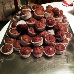 A picture of Chocolate muffins!.