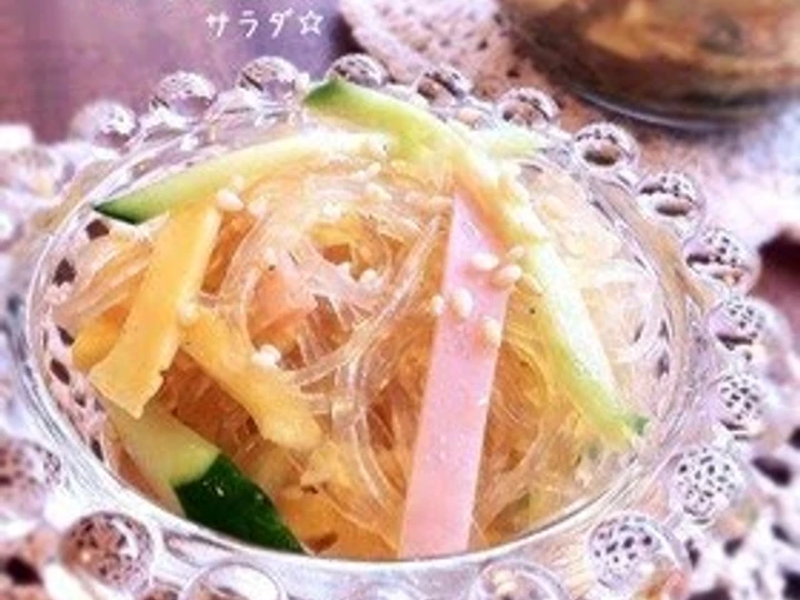 Simple Way Make Recipe Chinese Cellophane Noodle Salad that is  Makes Drooling, Can Spoil the Tongue}