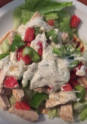 A picture of Grilled Chicken Souvlaki.