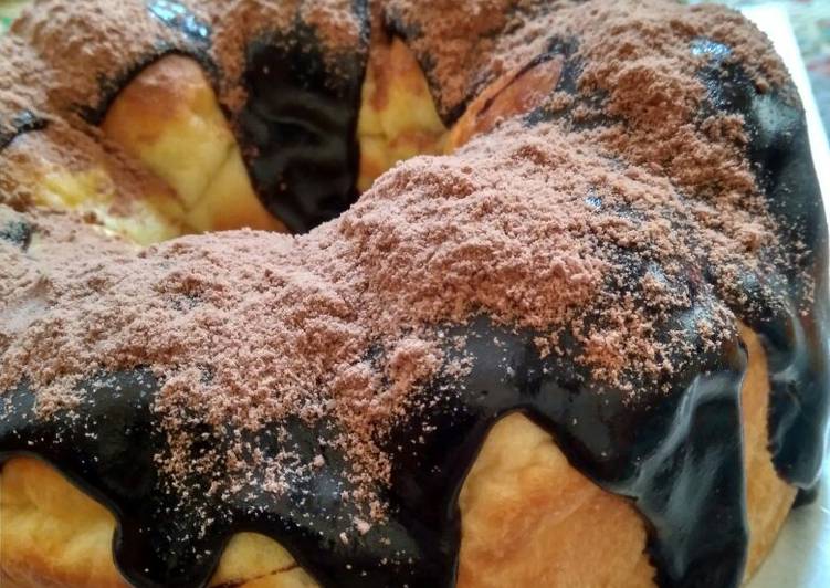 Cara termudah untuk Menyegarkan saat makan malamDouble Choco Milo Sweet Bread