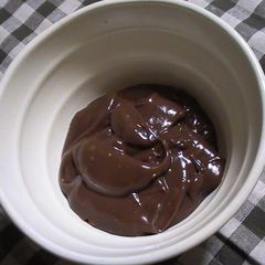 A picture of Easy Chocolate Cream in a Microwave.