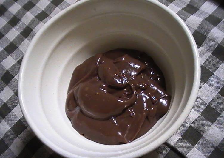 Recipe of Homemade Easy Chocolate Cream in a Microwave