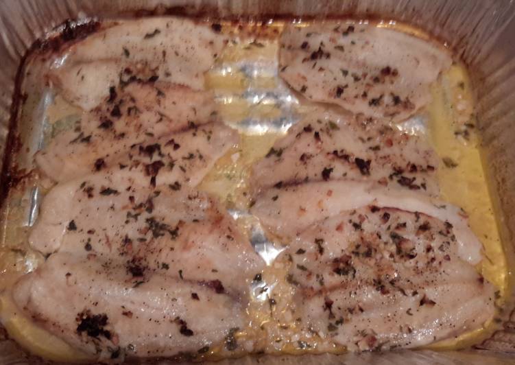 Easiest Way to Make Super Quick Homemade Lime Garlic Buttered Tilapia Recipe From the Better Baker