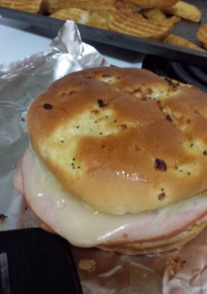 A picture of Ham & Swiss Sandwich.