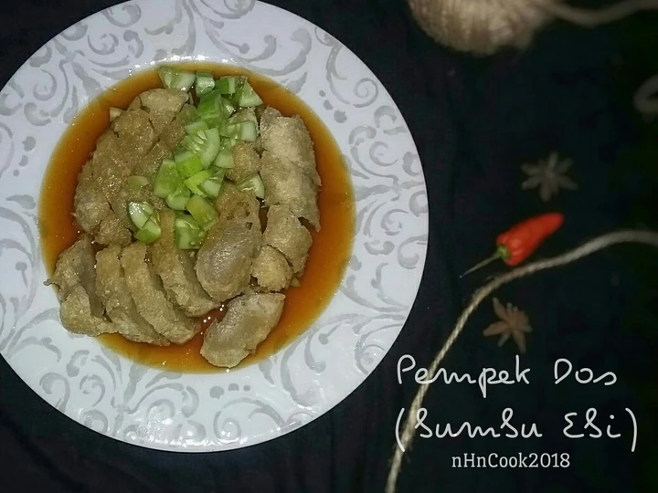 Langkah Gampang Membuat Resep  Pempek Dos (Bumbu Ebi) yang Enak, Sempurna