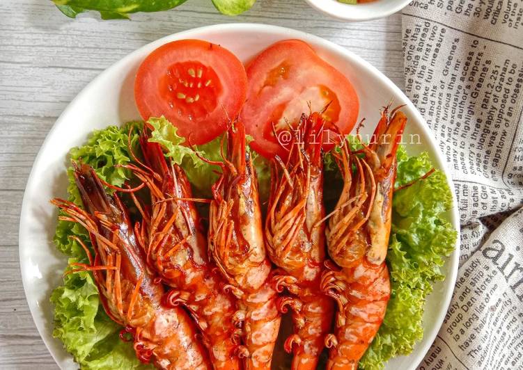 Cara Mudah Udang Bakar Simple Malaysian Food