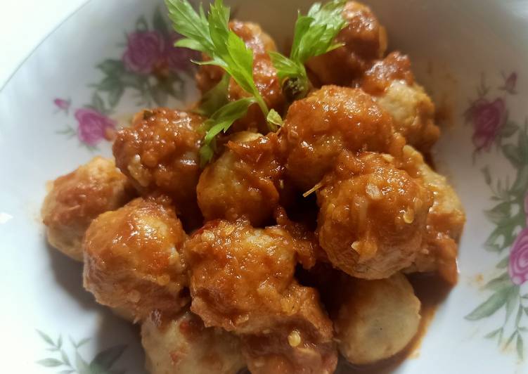 32. π‘Tumis Bakso Pedas π‘ (Remake Sambal)