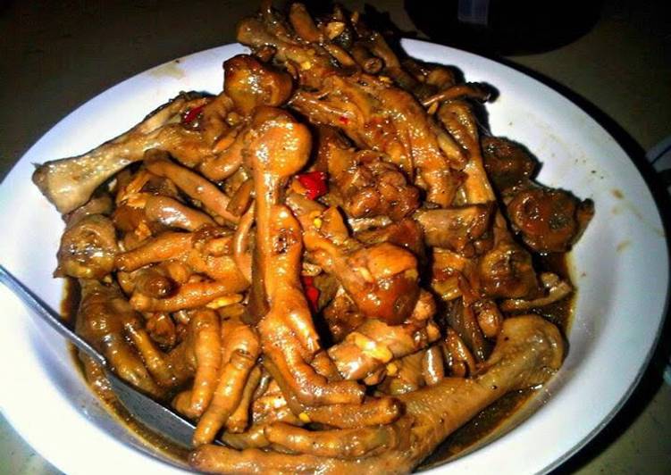 Step-by-Step Guide to Prepare Favorite spicy chicken feet