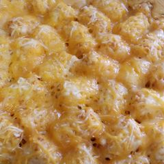 A picture of Cheesy Tater Tot Casserole.