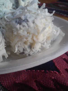 A picture of Cream Cheese Coconut Brownie Bites.