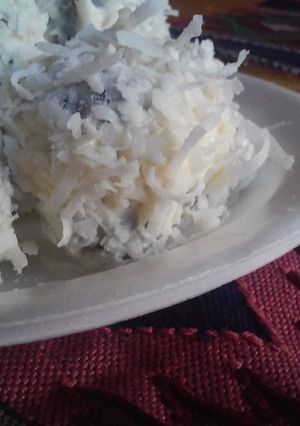 A picture of Cream Cheese Coconut Brownie Bites.