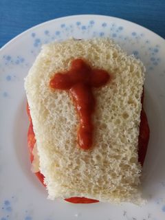 Una foto de Sándwich ataúd