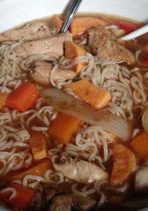 A picture of The Great Canadian chicken and veg.