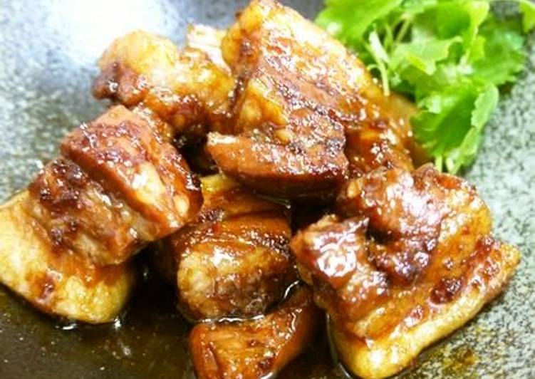 Recipe of Speedy Simple, Umami-Filled Simmered Pork