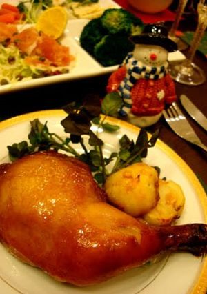 A picture of Roast Chicken Leg.