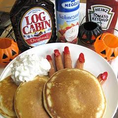Scary Halloween Breakfast Sausage Fingers A picture of Scary Halloween Breakfast Sausage Fingers.