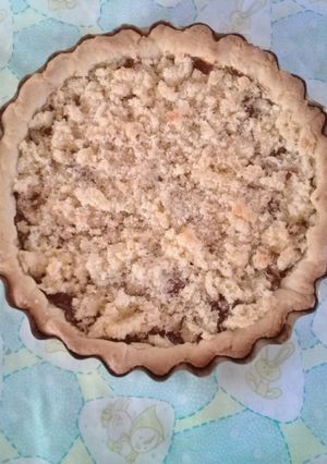 Una foto de Tarta de coco y dulce de leche🤗