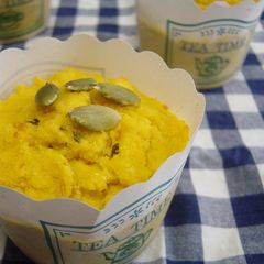A picture of Okara Sweets - Okara Kabocha Muffins.