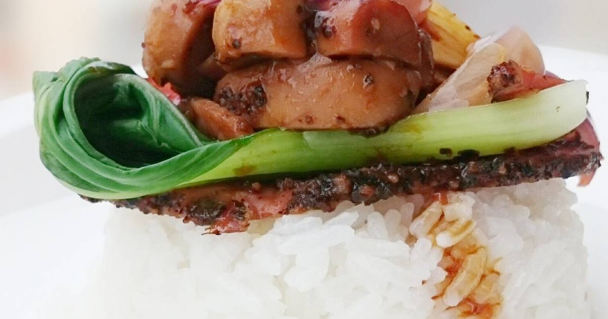Black Pepper Ham And Mushroom Recipe by Lyii G Cookpad