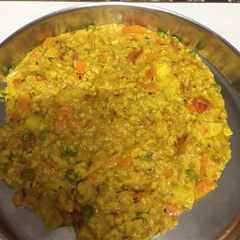 A picture of Oats khichadi.