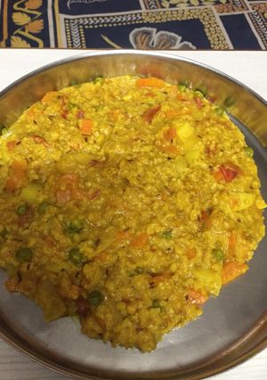A picture of Oats khichadi.