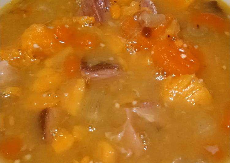 How to Prepare Homemade Rachaels Split pea and ham soup