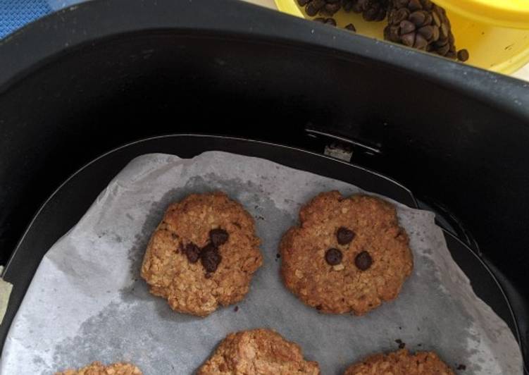 Bagaimana Membuat Nestum / Oatmeal Cookies Air Fryer yang Lezat