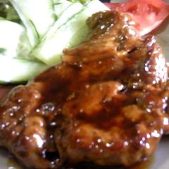A picture of Yokkaichi Pork Steak--The Real Deal.