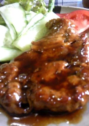 A picture of Yokkaichi Pork Steak--The Real Deal.