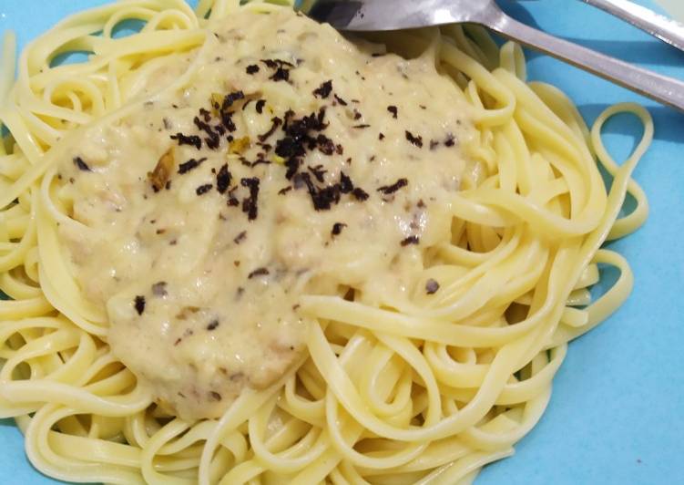 Langkah Mudah untuk Menyiapkan Spagheti Pasta Tuna Ala-Ala, Lezat