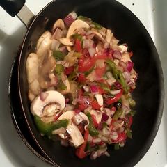 A picture of Shrimp Alfredo.