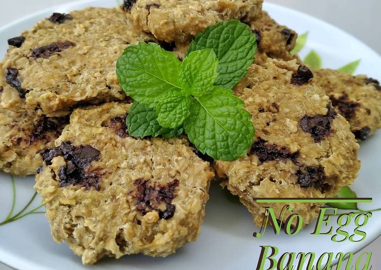 No Egg Banana Cookies or Overripe Banana Cookies