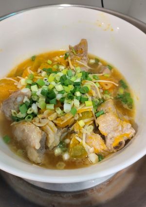 南瓜燉排骨 的食譜成品照片